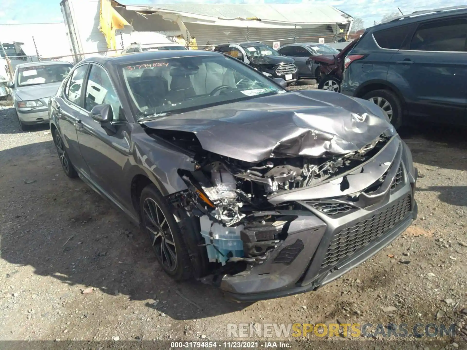 1 Photograph of a damaged car 4T1T11BKXMU028865 TOYOTA CAMRY 2021