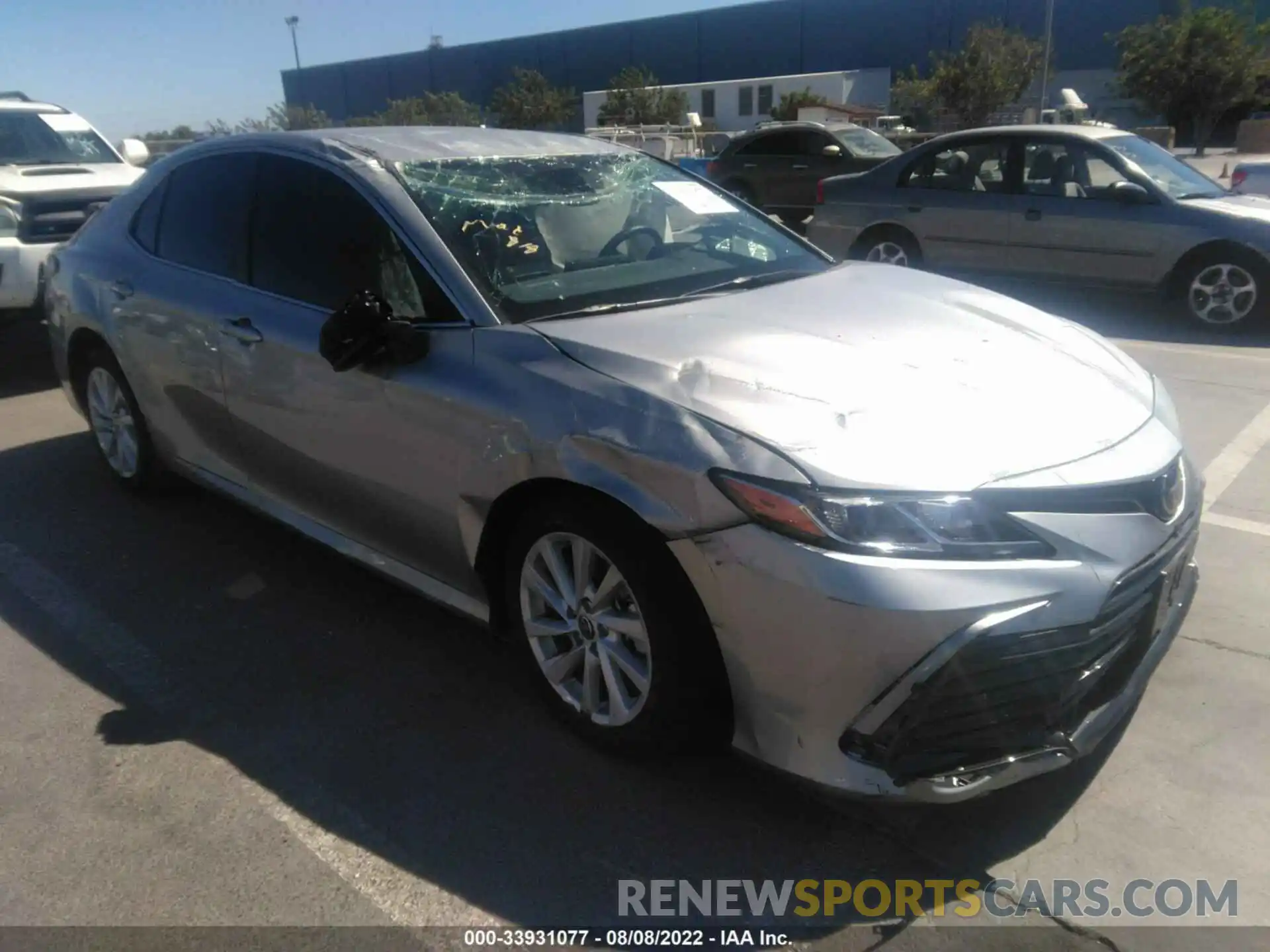 1 Photograph of a damaged car 4T1C11AK0NU018767 TOYOTA CAMRY 2022