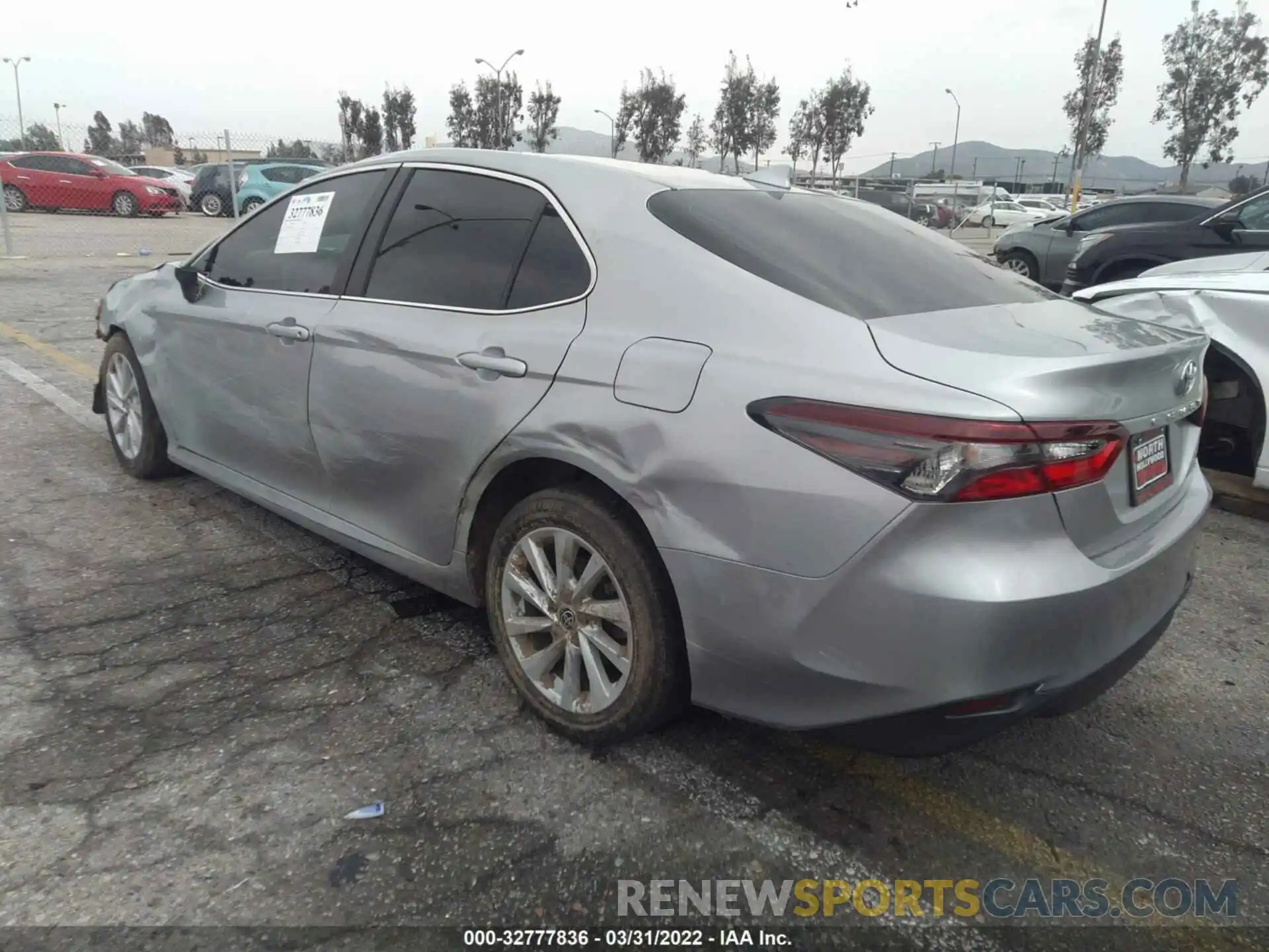 3 Photograph of a damaged car 4T1C11AK0NU020678 TOYOTA CAMRY 2022