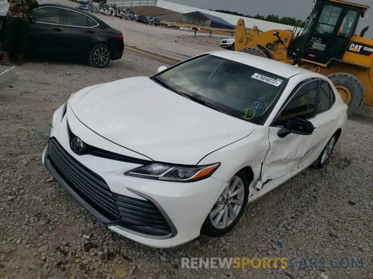 2 Photograph of a damaged car 4T1C11AK0NU034256 TOYOTA CAMRY 2022