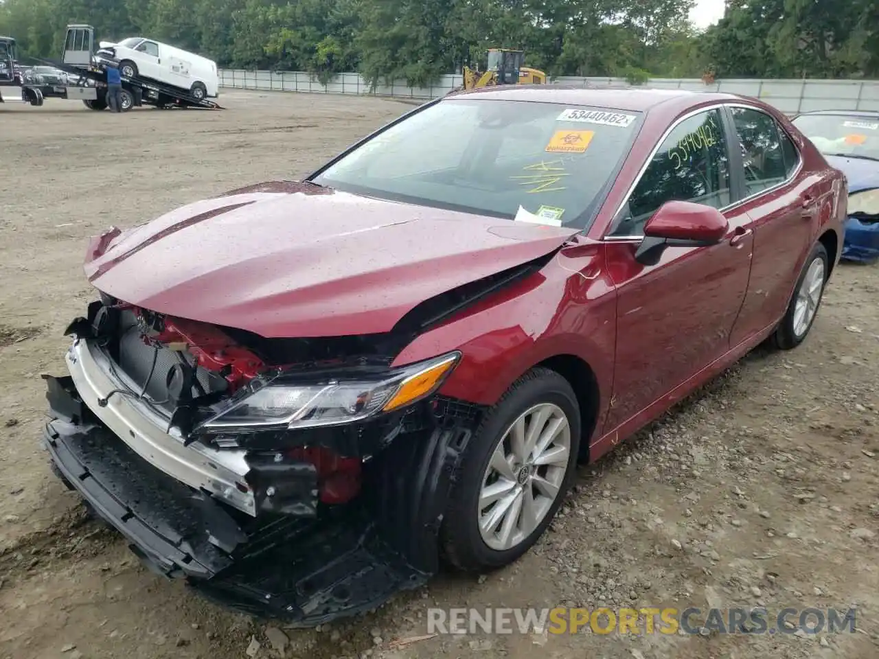 2 Photograph of a damaged car 4T1C11AK0NU053812 TOYOTA CAMRY 2022