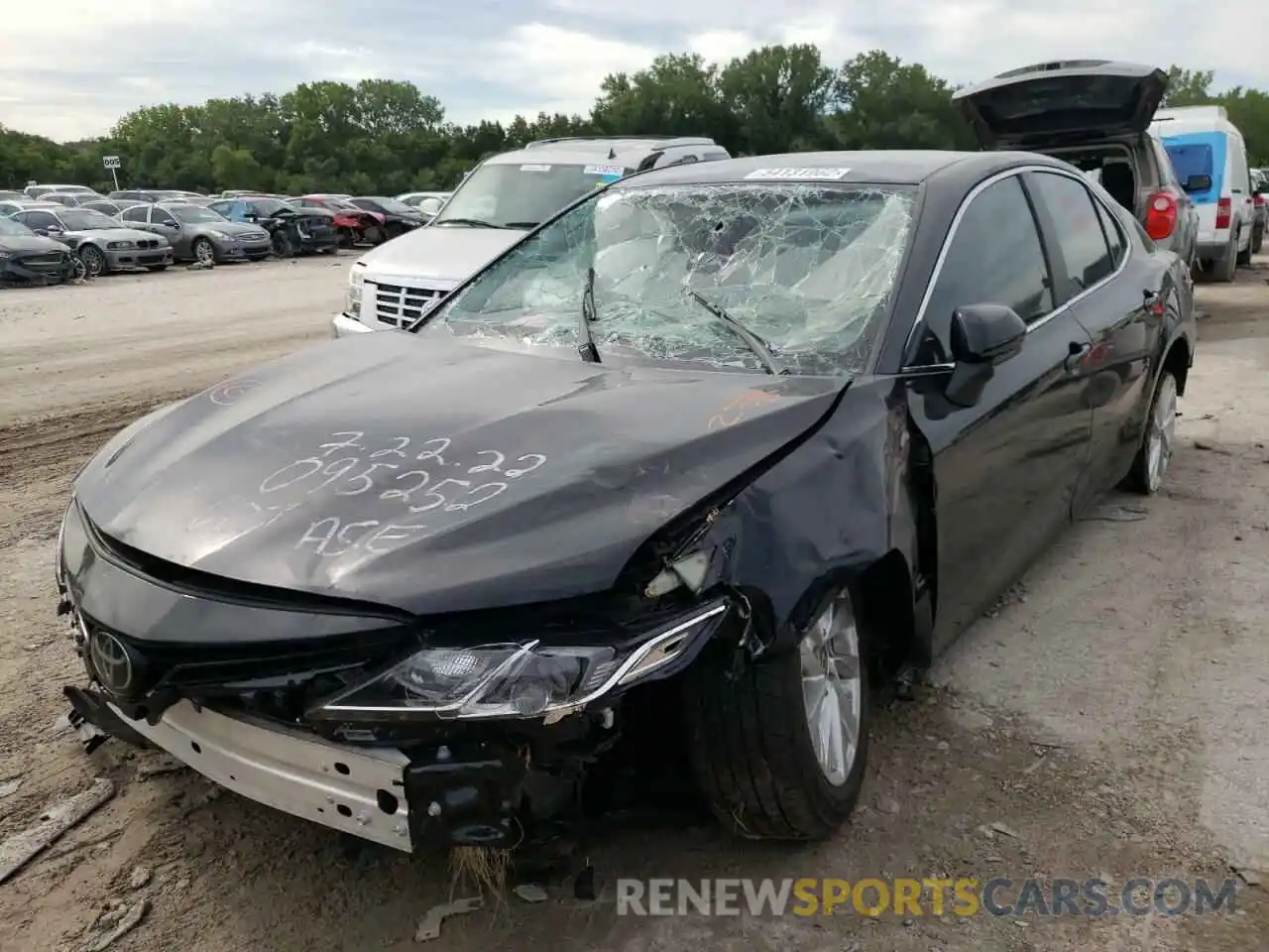 2 Photograph of a damaged car 4T1C11AK0NU059870 TOYOTA CAMRY 2022