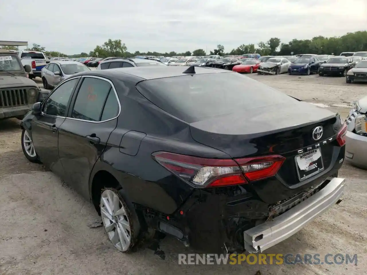 3 Photograph of a damaged car 4T1C11AK0NU059870 TOYOTA CAMRY 2022