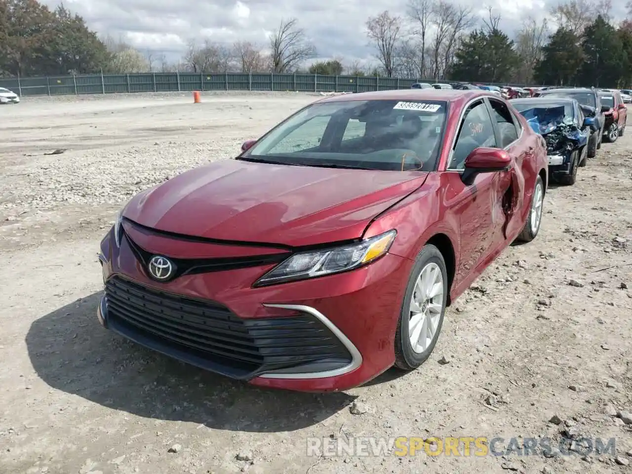 2 Photograph of a damaged car 4T1C11AK0NU639104 TOYOTA CAMRY 2022