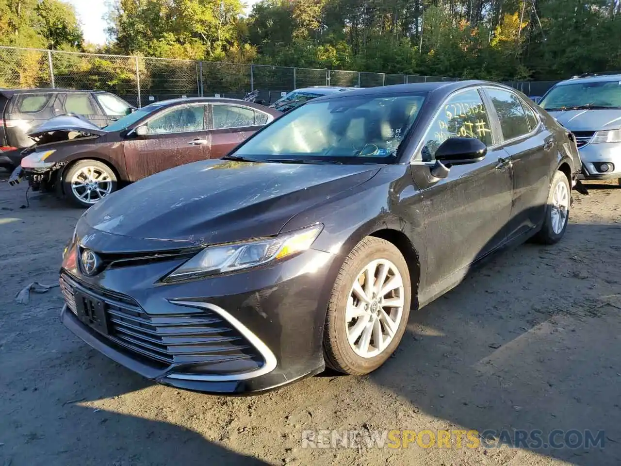 2 Photograph of a damaged car 4T1C11AK0NU649468 TOYOTA CAMRY 2022