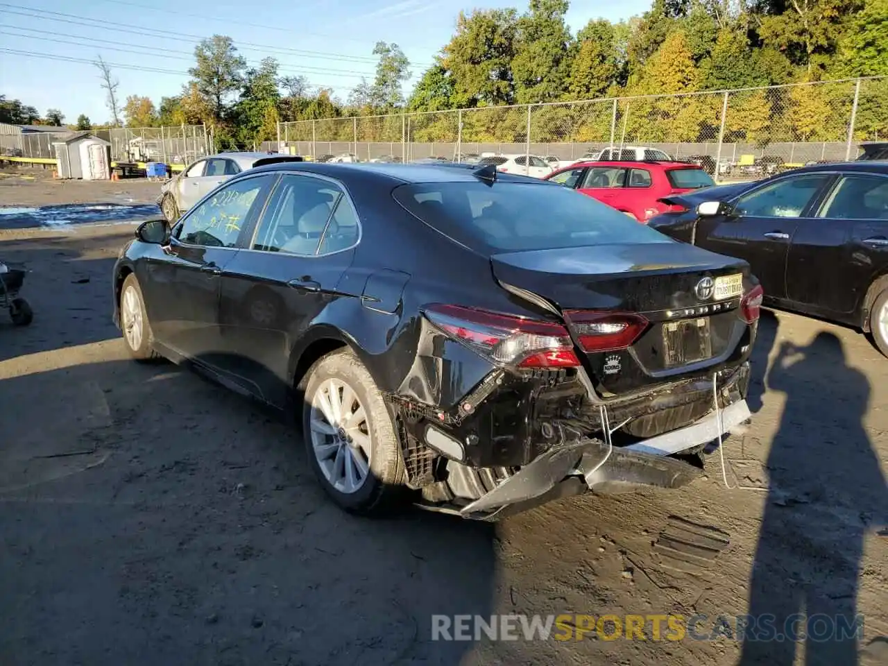 3 Photograph of a damaged car 4T1C11AK0NU649468 TOYOTA CAMRY 2022