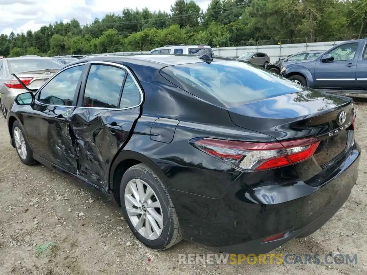 3 Photograph of a damaged car 4T1C11AK0NU698248 TOYOTA CAMRY 2022