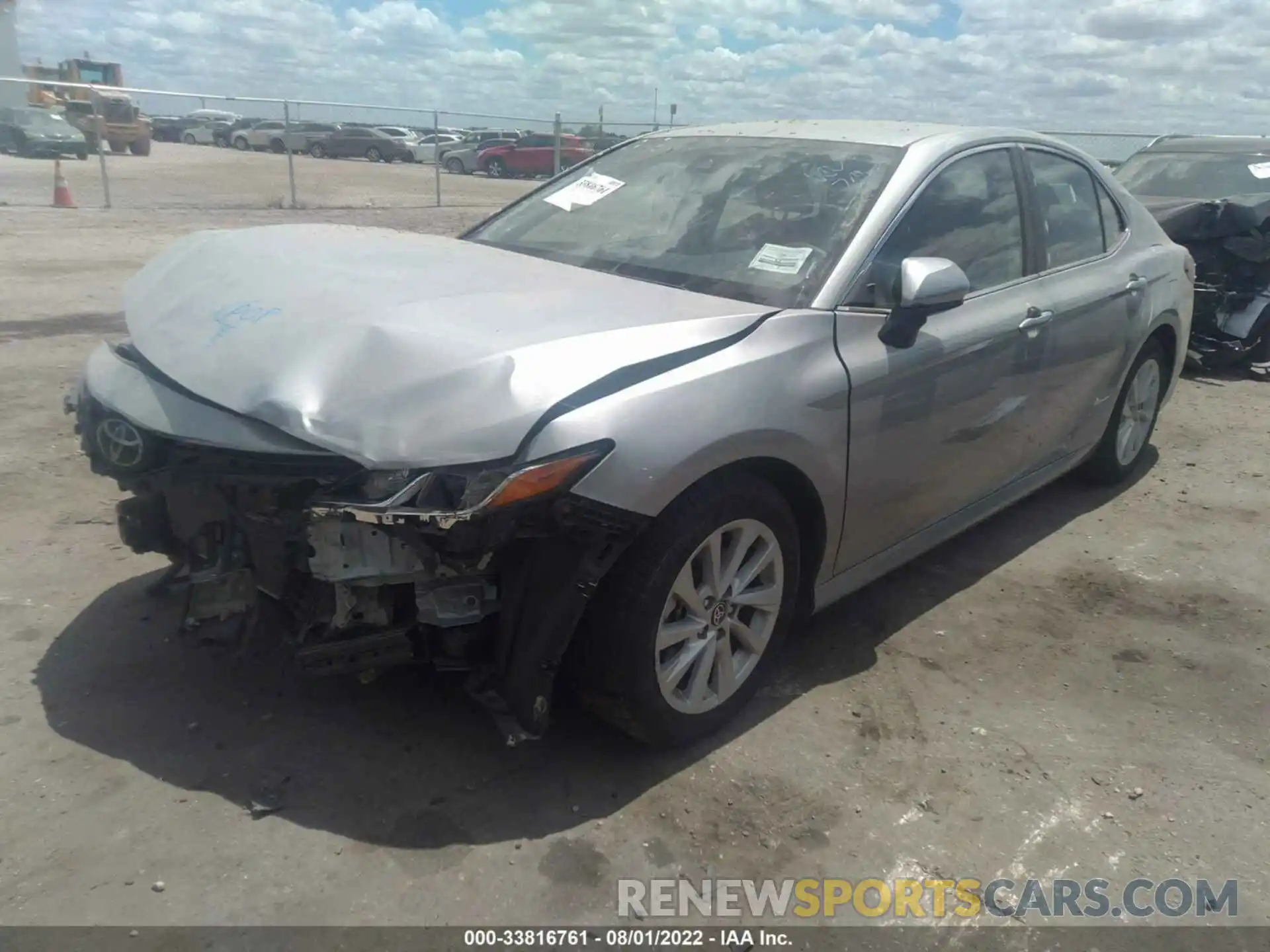 2 Photograph of a damaged car 4T1C11AK1NU009205 TOYOTA CAMRY 2022