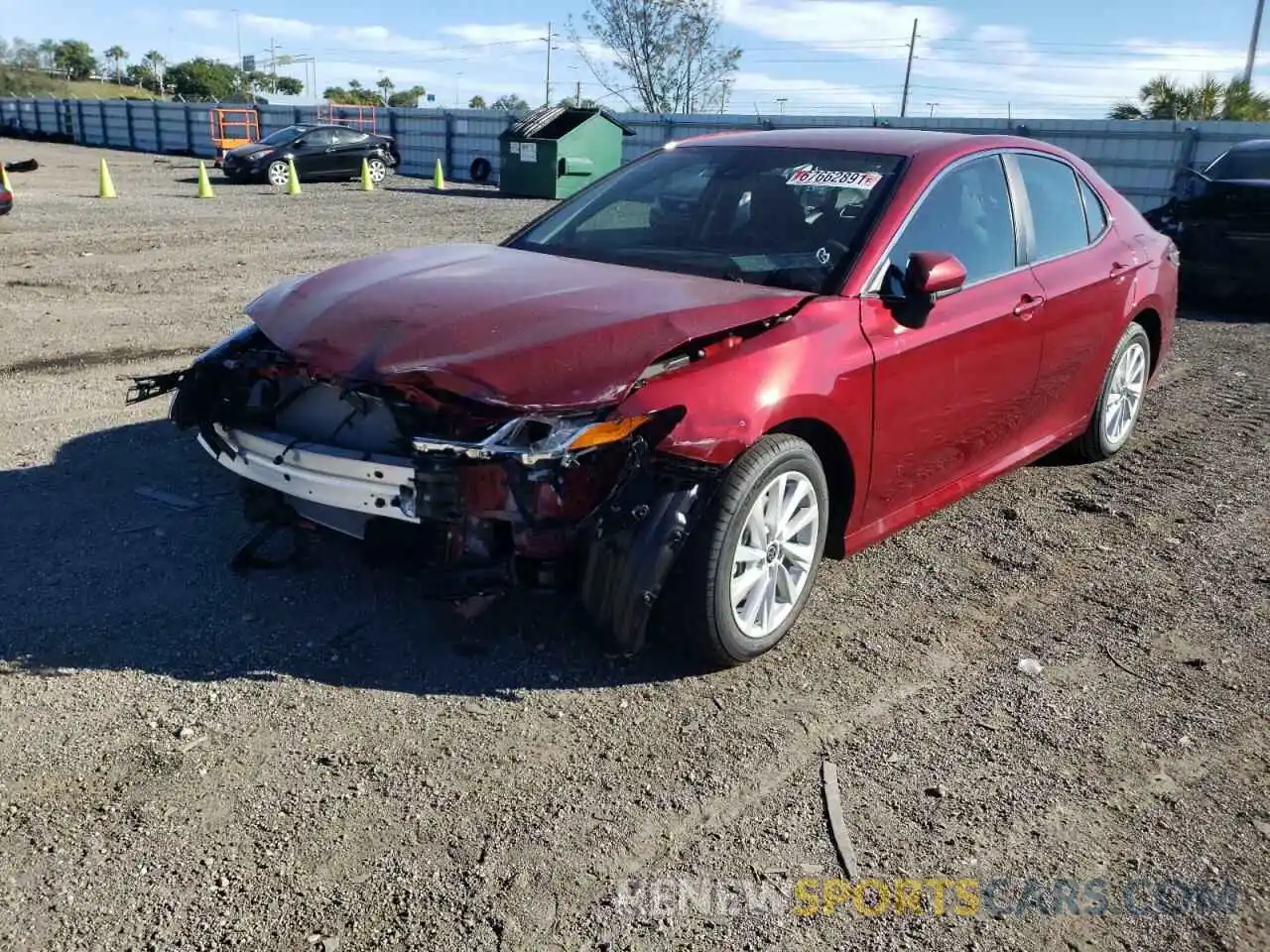 2 Photograph of a damaged car 4T1C11AK1NU010404 TOYOTA CAMRY 2022