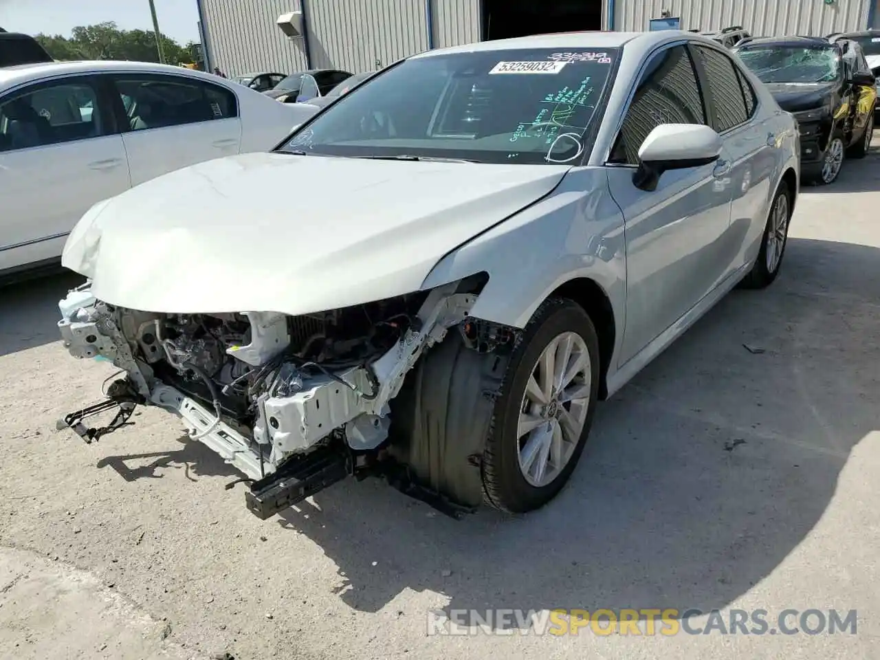 2 Photograph of a damaged car 4T1C11AK1NU032094 TOYOTA CAMRY 2022