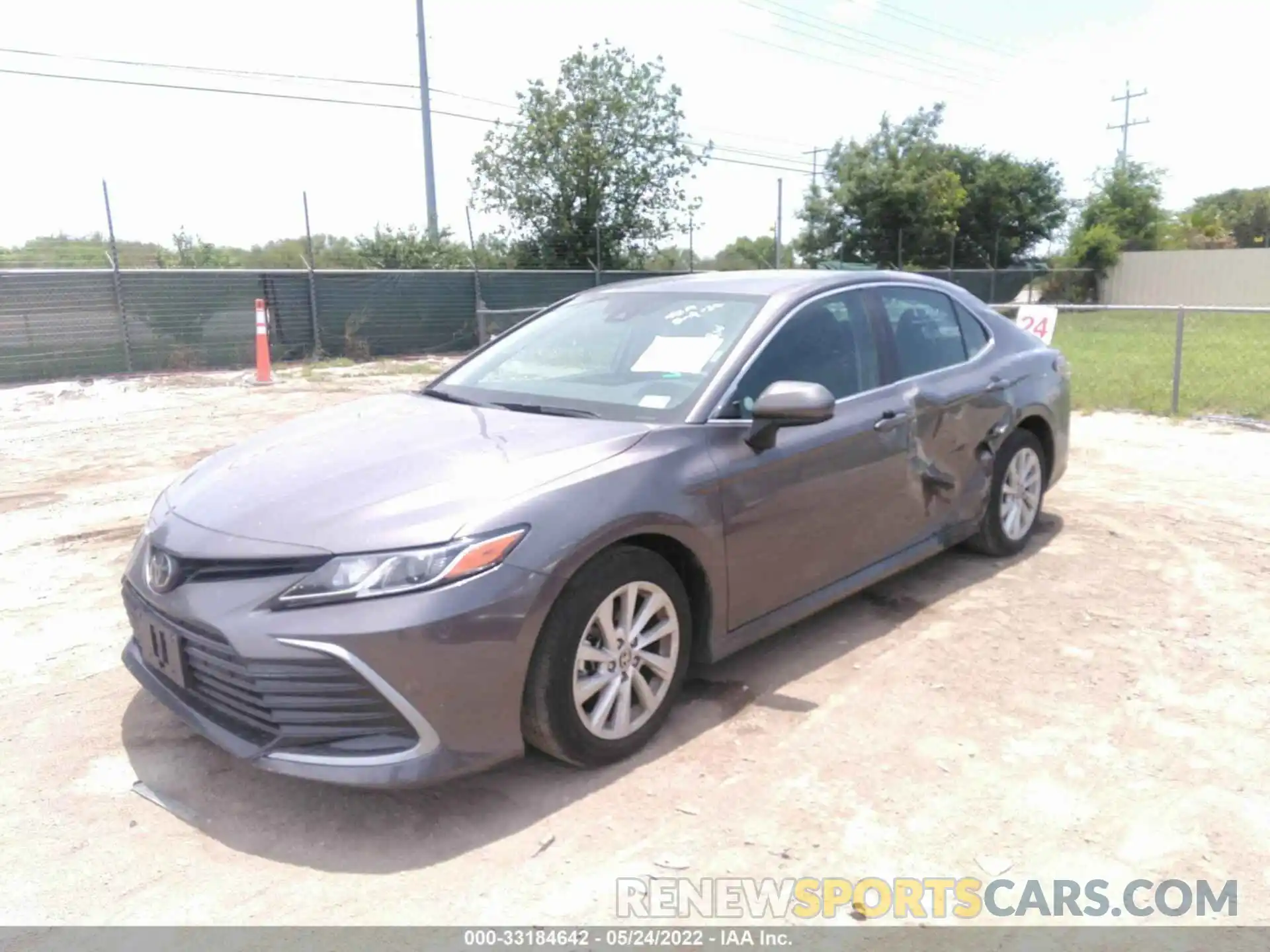 2 Photograph of a damaged car 4T1C11AK1NU499953 TOYOTA CAMRY 2022