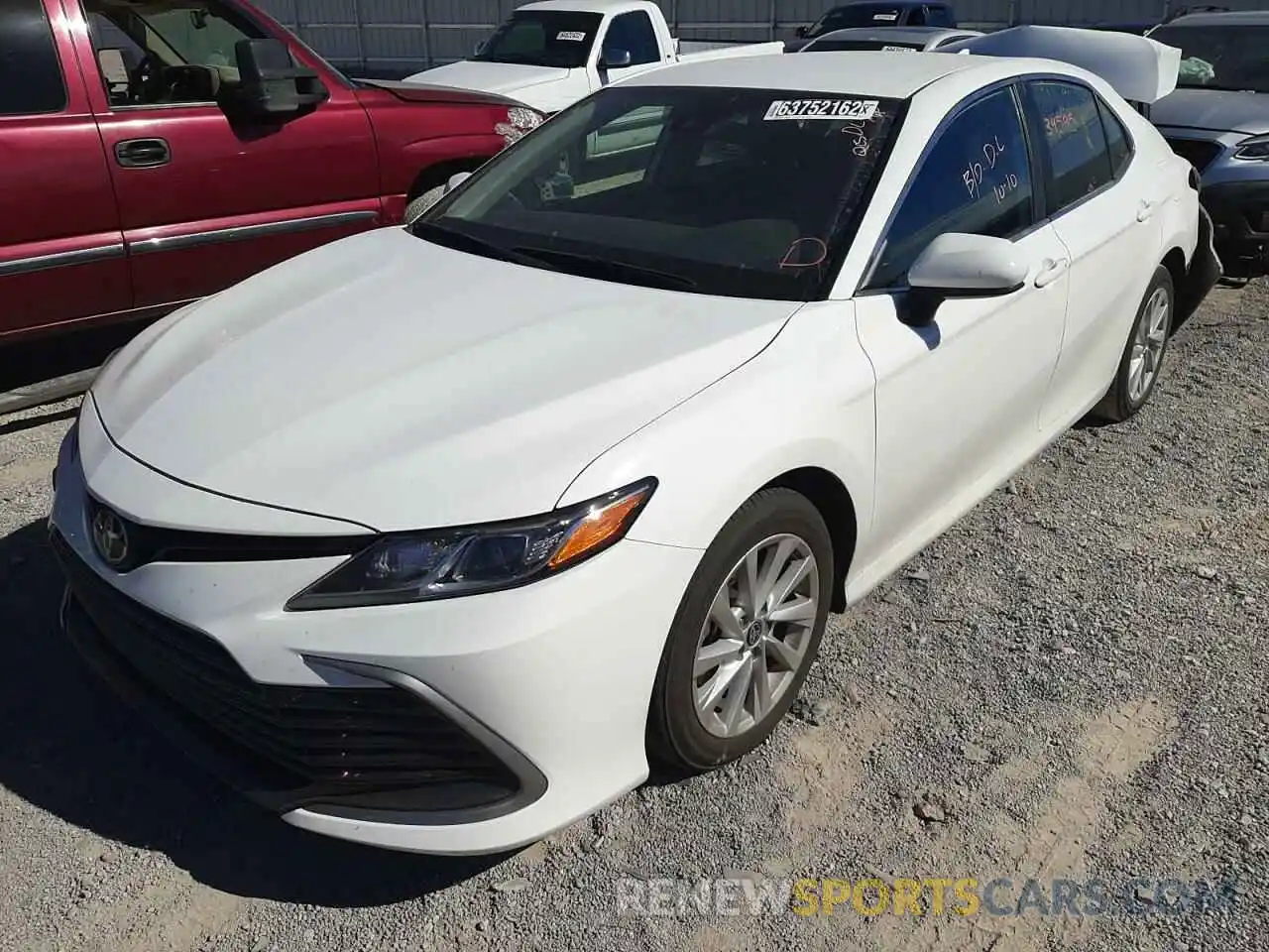 2 Photograph of a damaged car 4T1C11AK1NU623848 TOYOTA CAMRY 2022