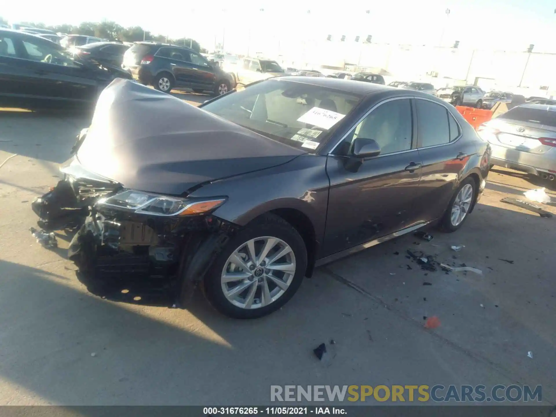 2 Photograph of a damaged car 4T1C11AK1NU634011 TOYOTA CAMRY 2022