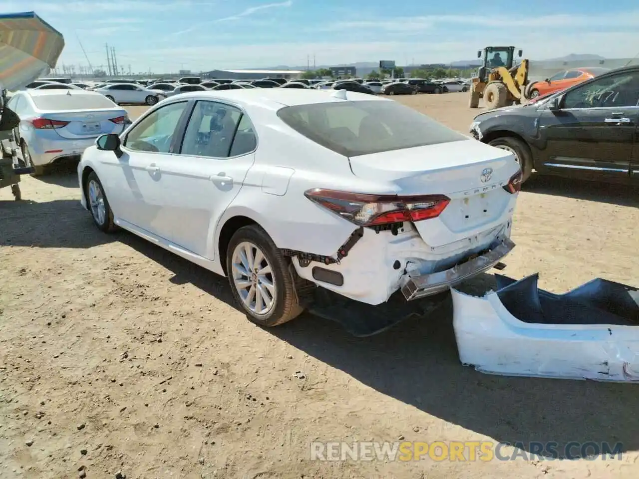 3 Photograph of a damaged car 4T1C11AK1NU641203 TOYOTA CAMRY 2022