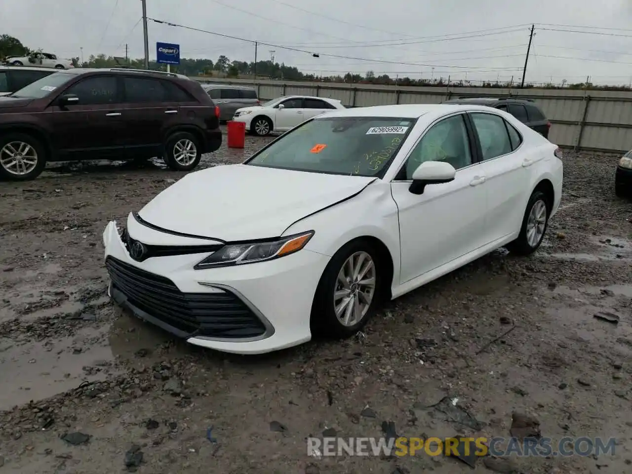 2 Photograph of a damaged car 4T1C11AK1NU689803 TOYOTA CAMRY 2022