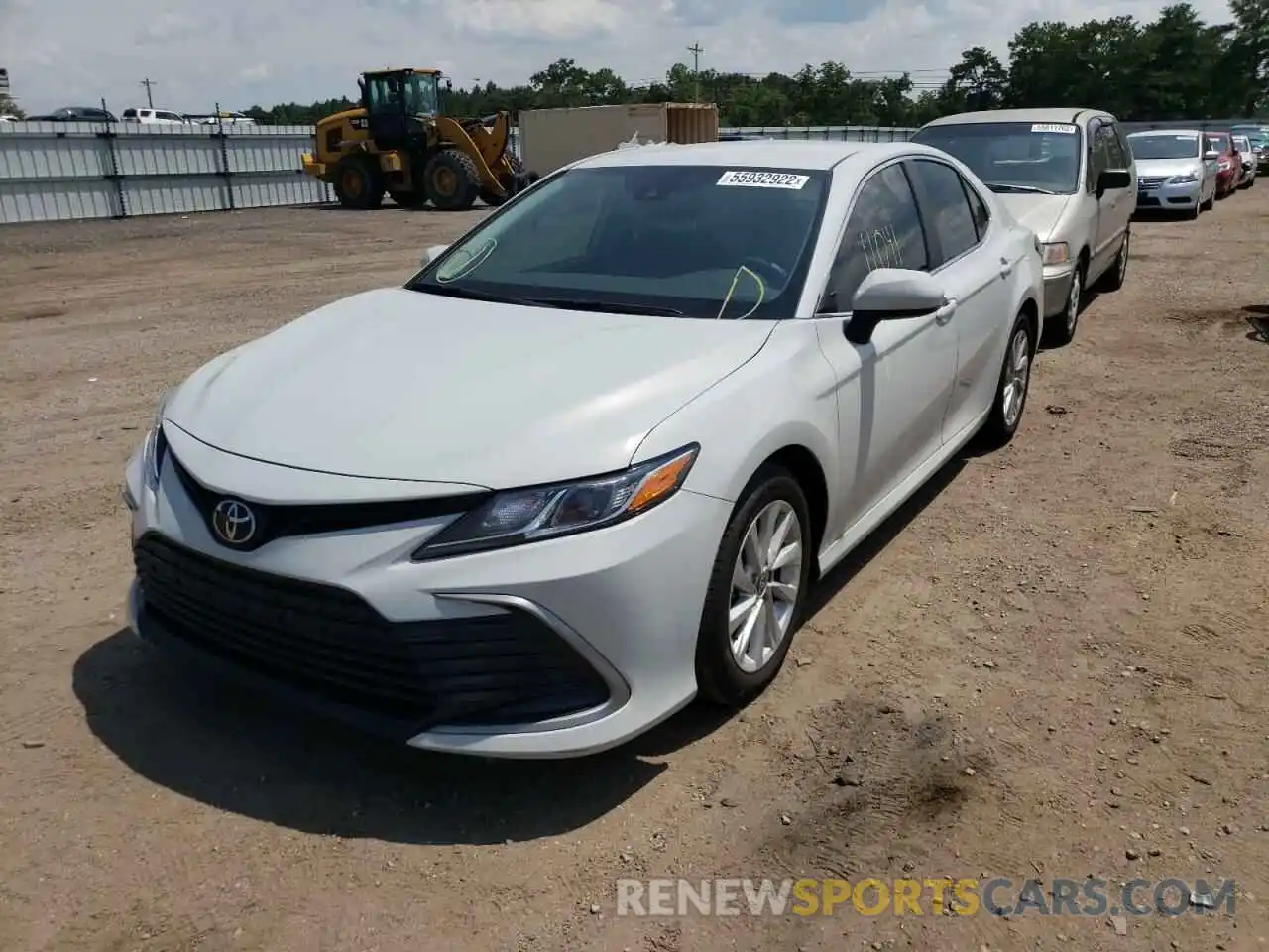 2 Photograph of a damaged car 4T1C11AK2NU007365 TOYOTA CAMRY 2022