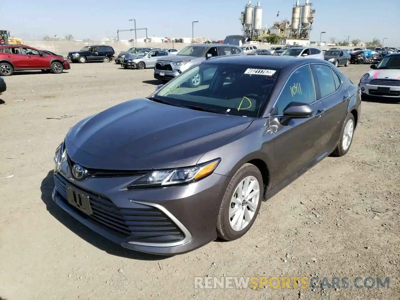 2 Photograph of a damaged car 4T1C11AK2NU010590 TOYOTA CAMRY 2022