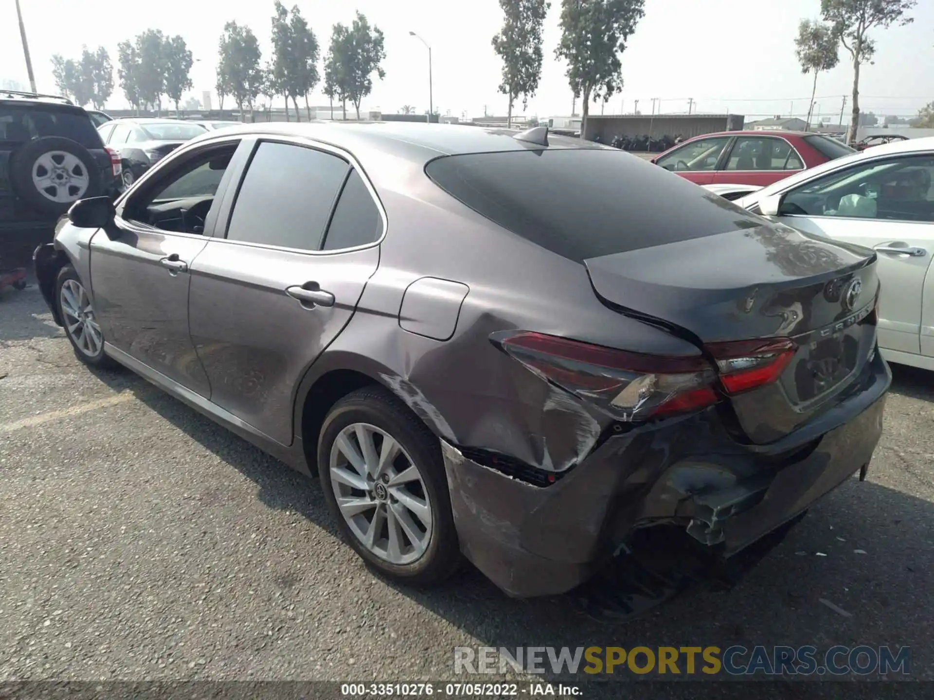 3 Photograph of a damaged car 4T1C11AK2NU022092 TOYOTA CAMRY 2022