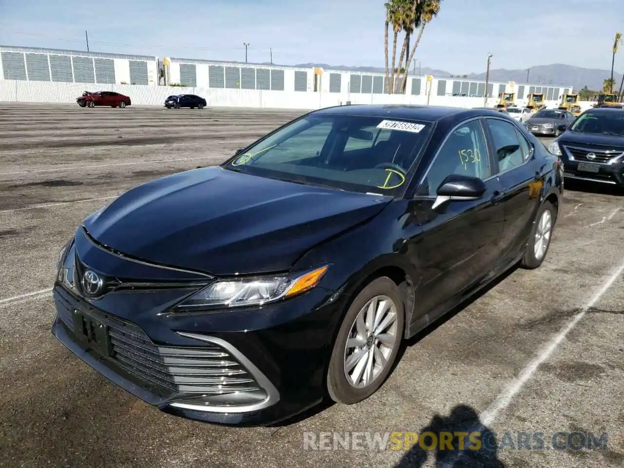 2 Photograph of a damaged car 4T1C11AK3NU012834 TOYOTA CAMRY 2022