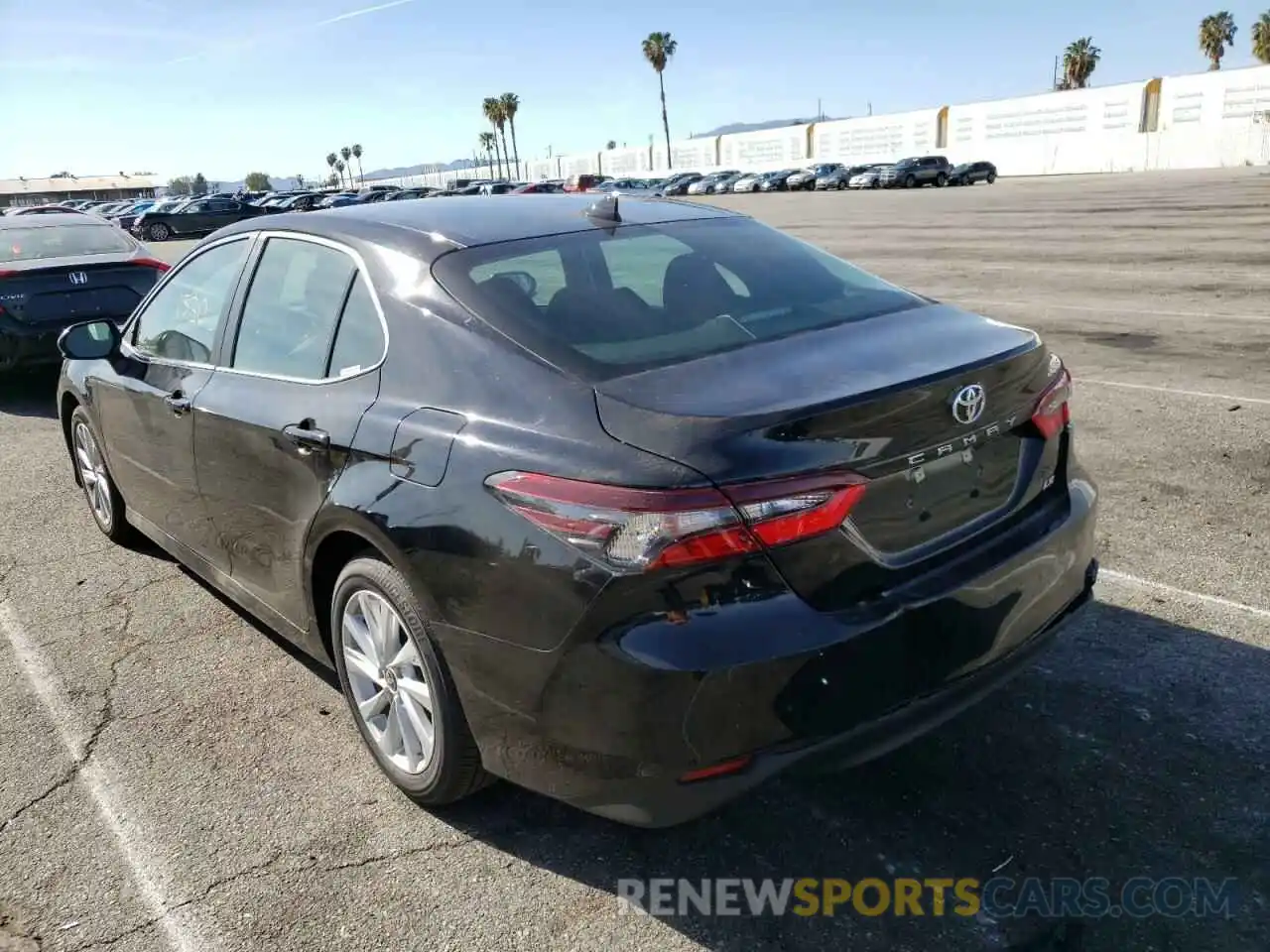 3 Photograph of a damaged car 4T1C11AK3NU012834 TOYOTA CAMRY 2022