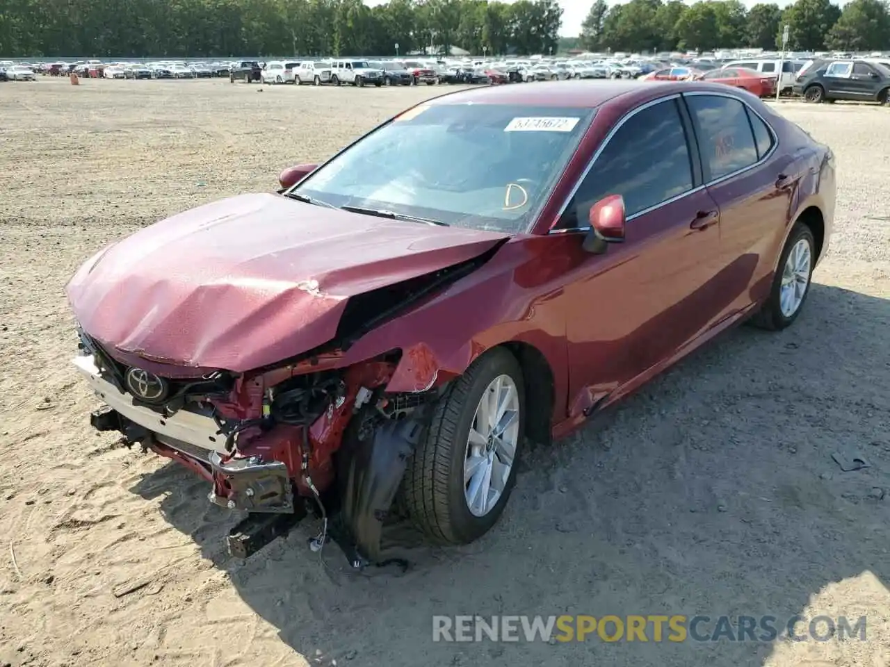 2 Photograph of a damaged car 4T1C11AK3NU054484 TOYOTA CAMRY 2022