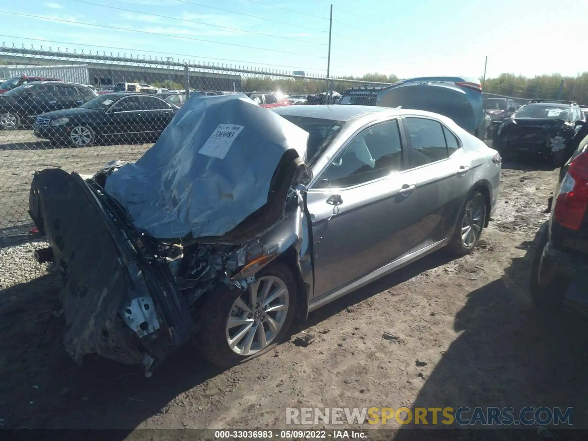 2 Photograph of a damaged car 4T1C11AK3NU634060 TOYOTA CAMRY 2022