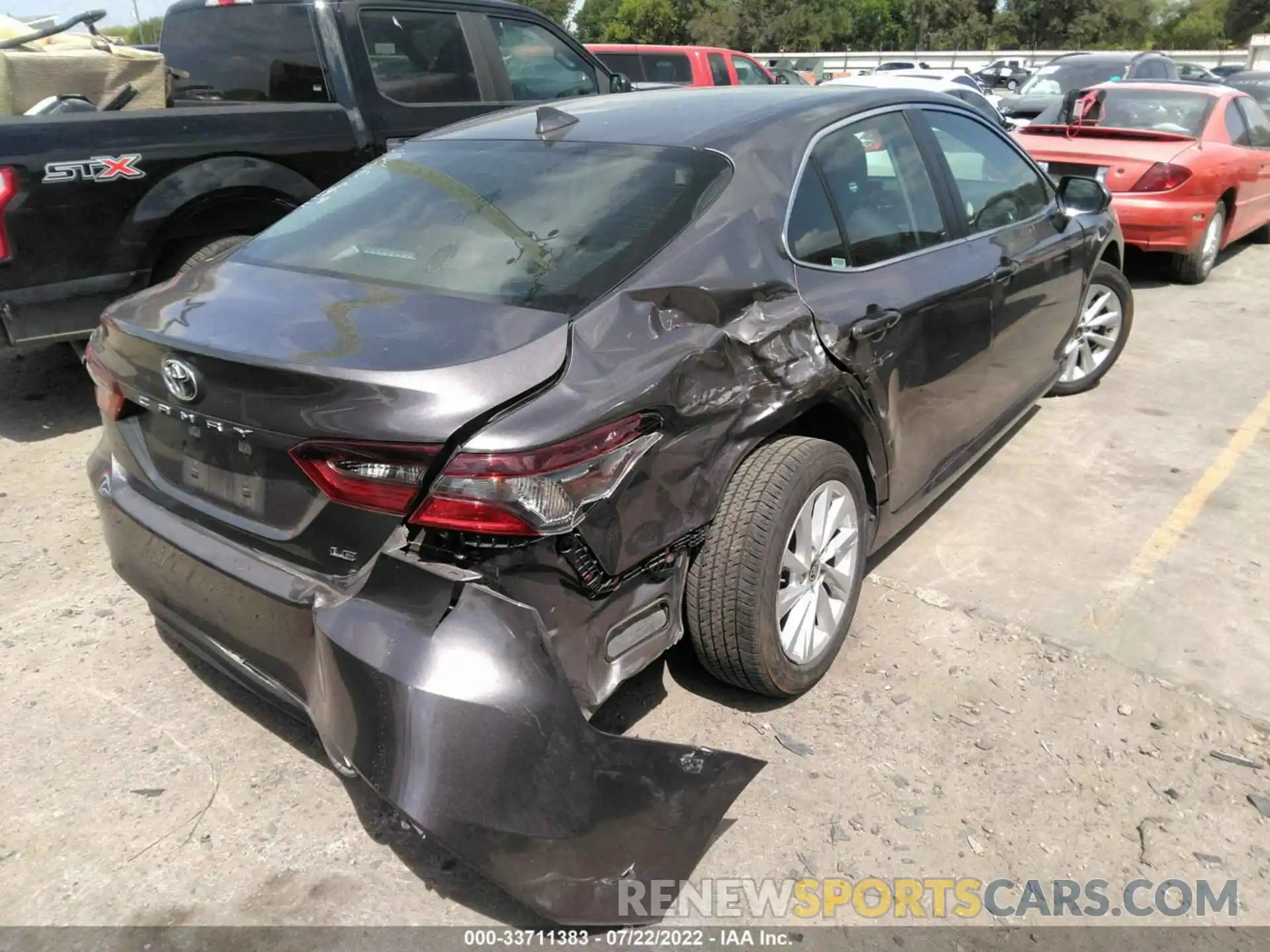 4 Photograph of a damaged car 4T1C11AK3NU636939 TOYOTA CAMRY 2022