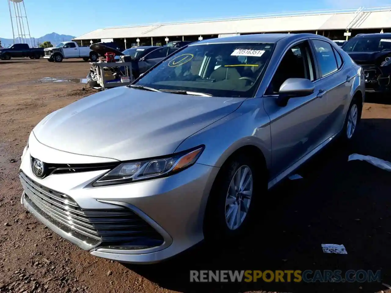 2 Photograph of a damaged car 4T1C11AK3NU645415 TOYOTA CAMRY 2022