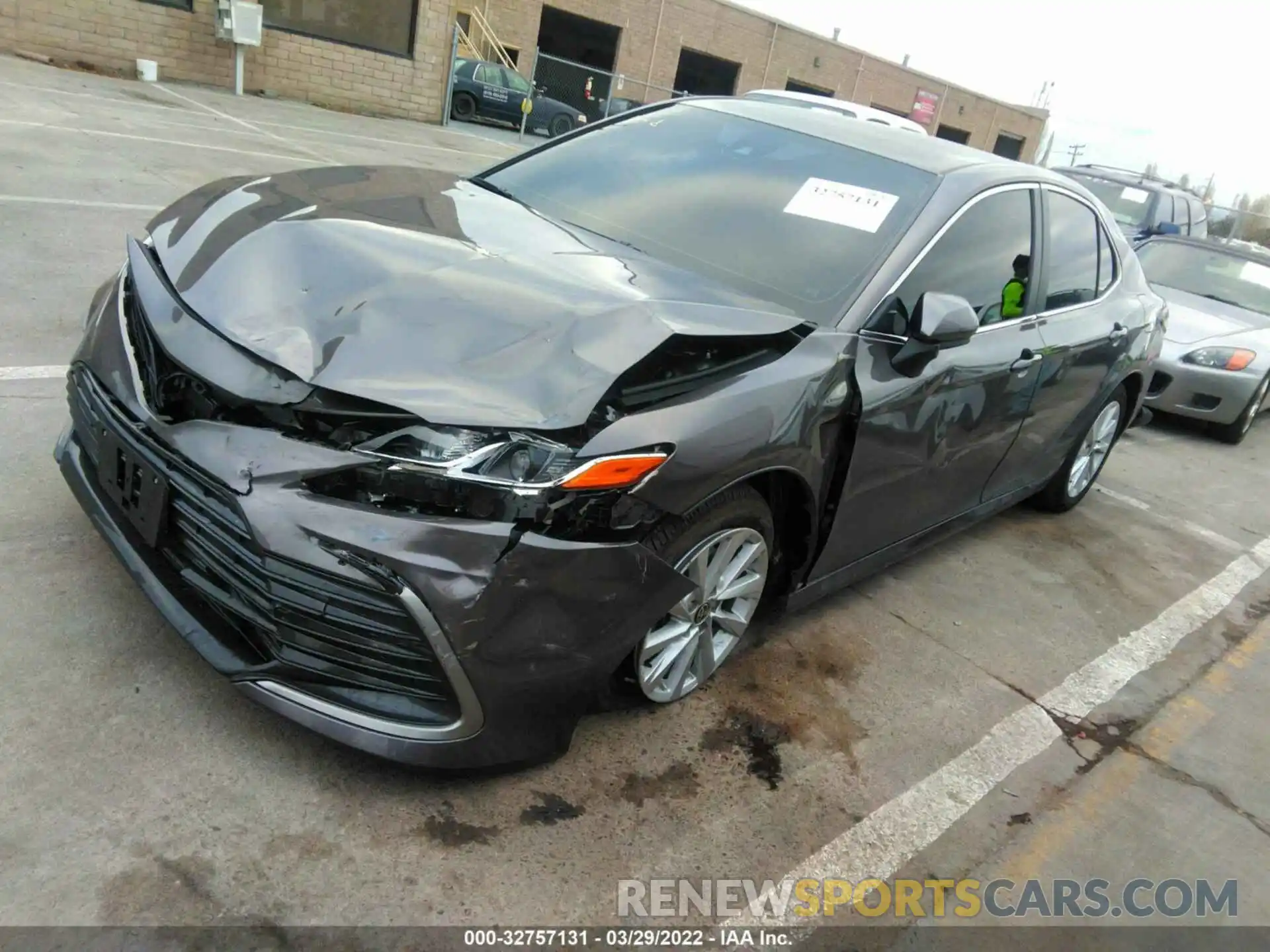 2 Photograph of a damaged car 4T1C11AK3NU646290 TOYOTA CAMRY 2022