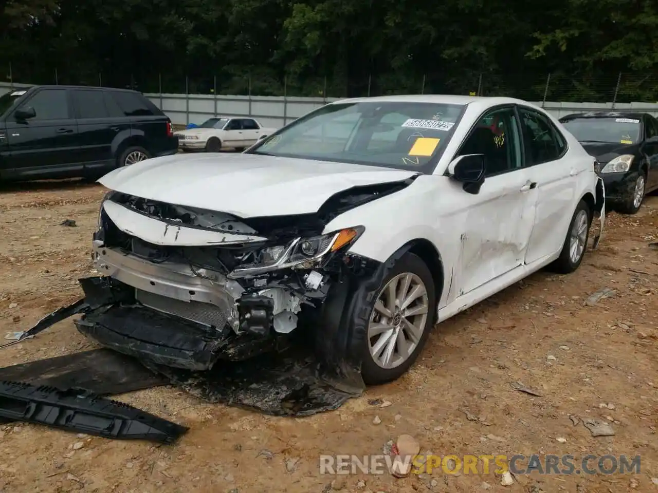 2 Photograph of a damaged car 4T1C11AK3NU687227 TOYOTA CAMRY 2022