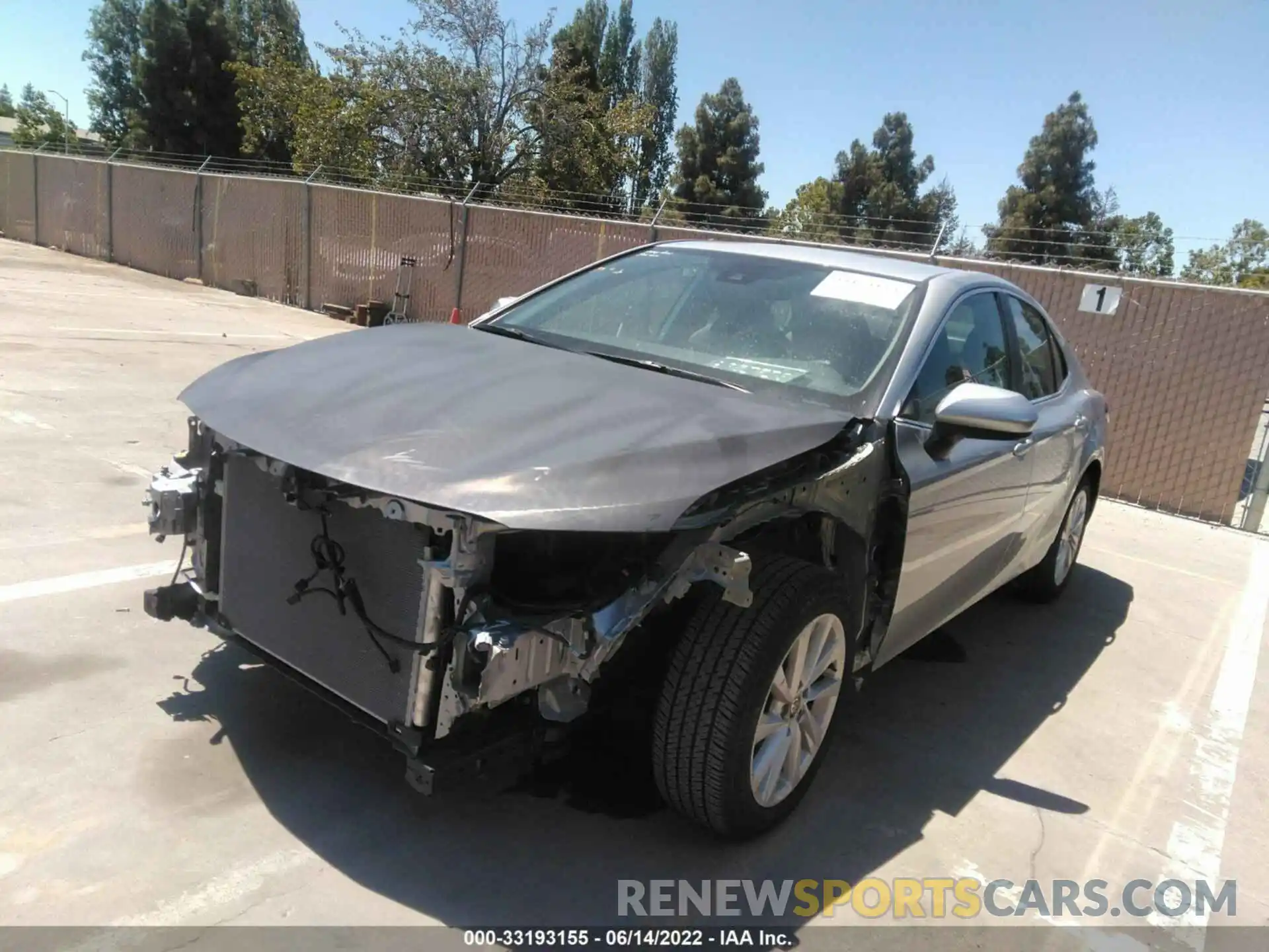 2 Photograph of a damaged car 4T1C11AK4NU643527 TOYOTA CAMRY 2022