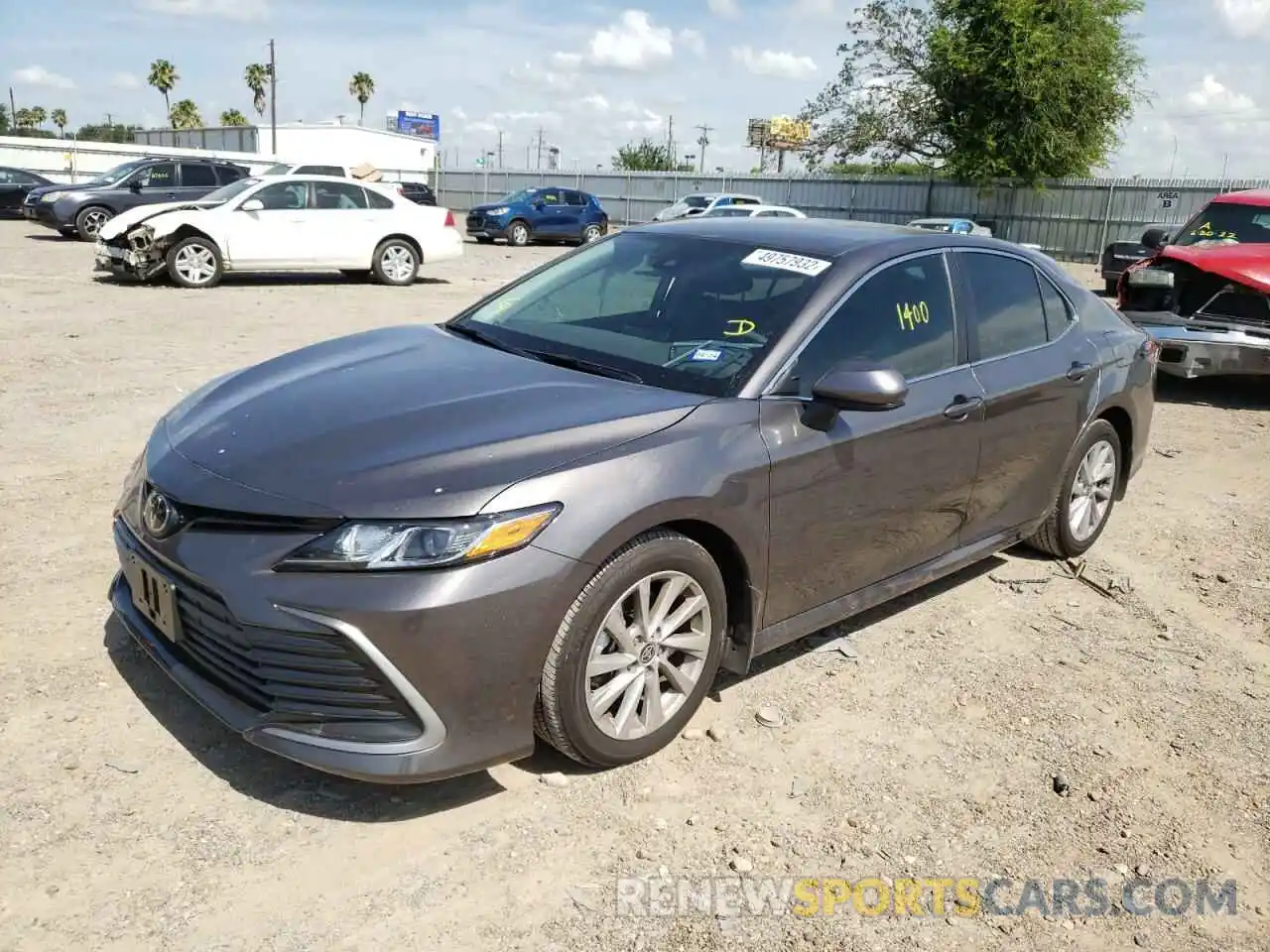 2 Photograph of a damaged car 4T1C11AK4NU687060 TOYOTA CAMRY 2022