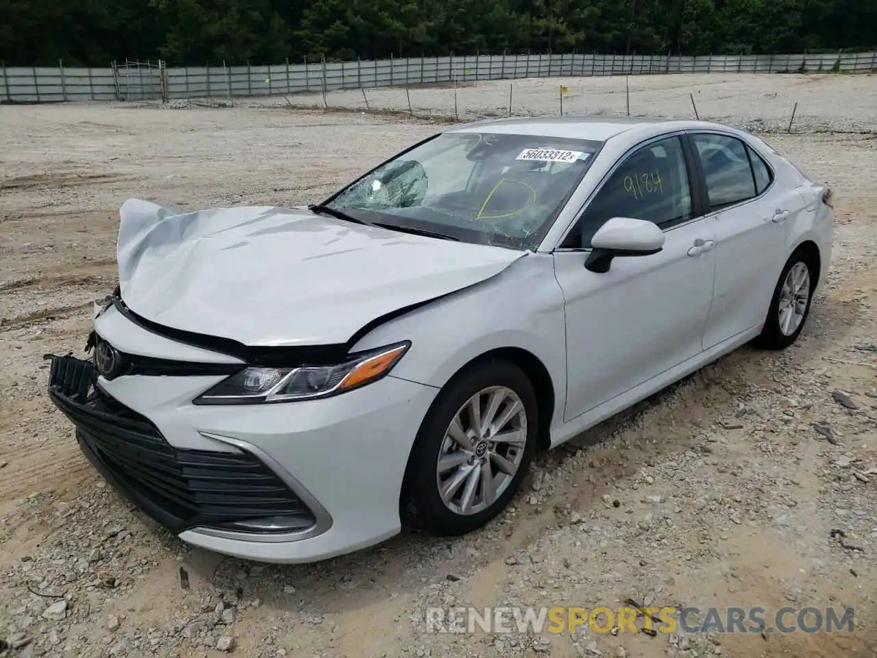 2 Photograph of a damaged car 4T1C11AK5NU034303 TOYOTA CAMRY 2022