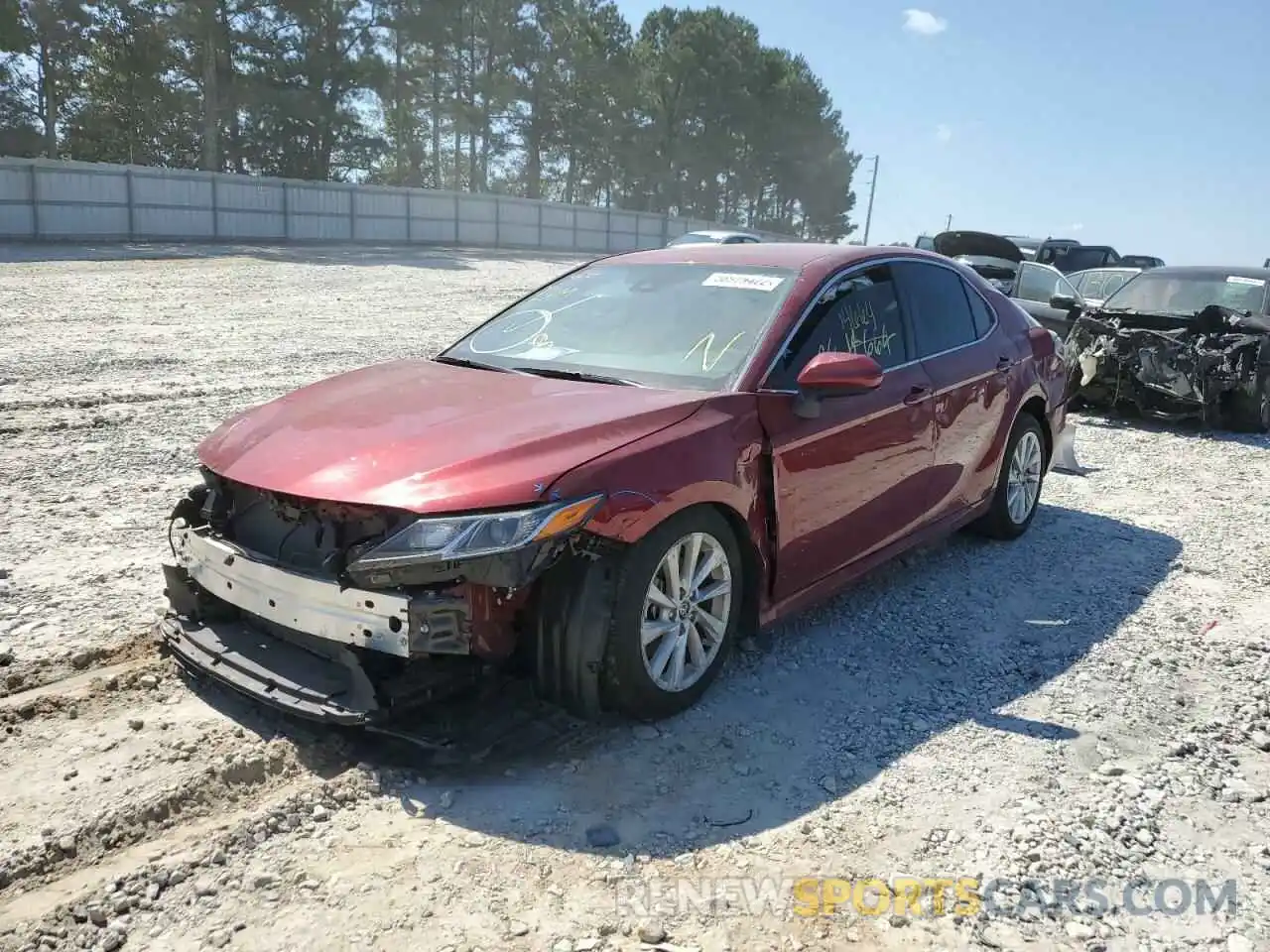 2 Photograph of a damaged car 4T1C11AK5NU623688 TOYOTA CAMRY 2022