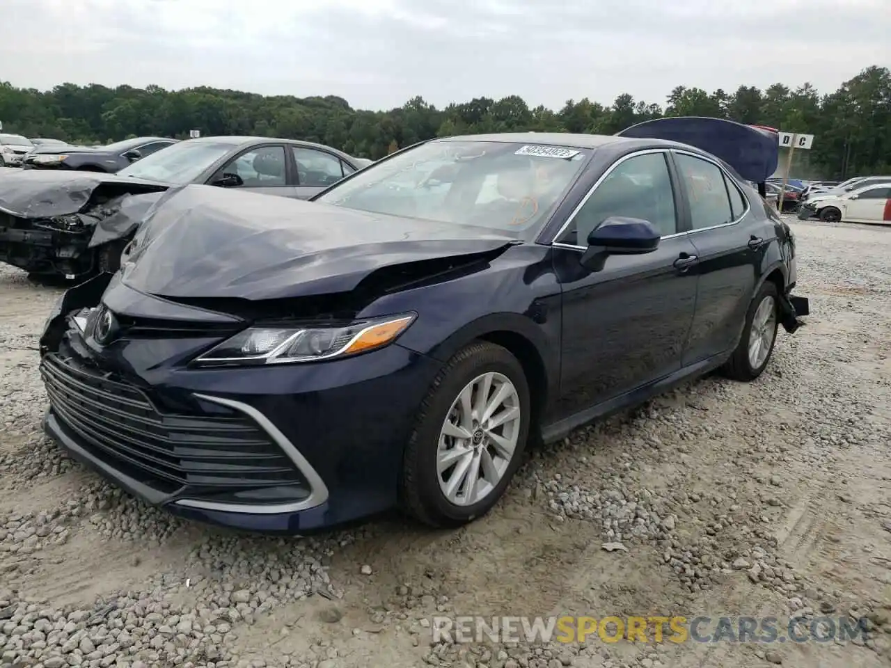 2 Photograph of a damaged car 4T1C11AK5NU633380 TOYOTA CAMRY 2022