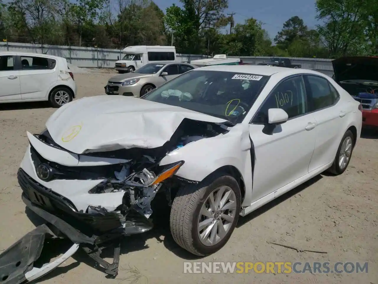 2 Photograph of a damaged car 4T1C11AK5NU651927 TOYOTA CAMRY 2022