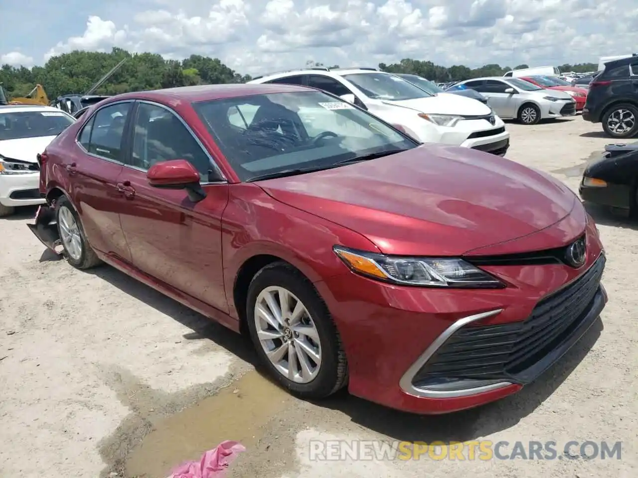 1 Photograph of a damaged car 4T1C11AK5NU657596 TOYOTA CAMRY 2022