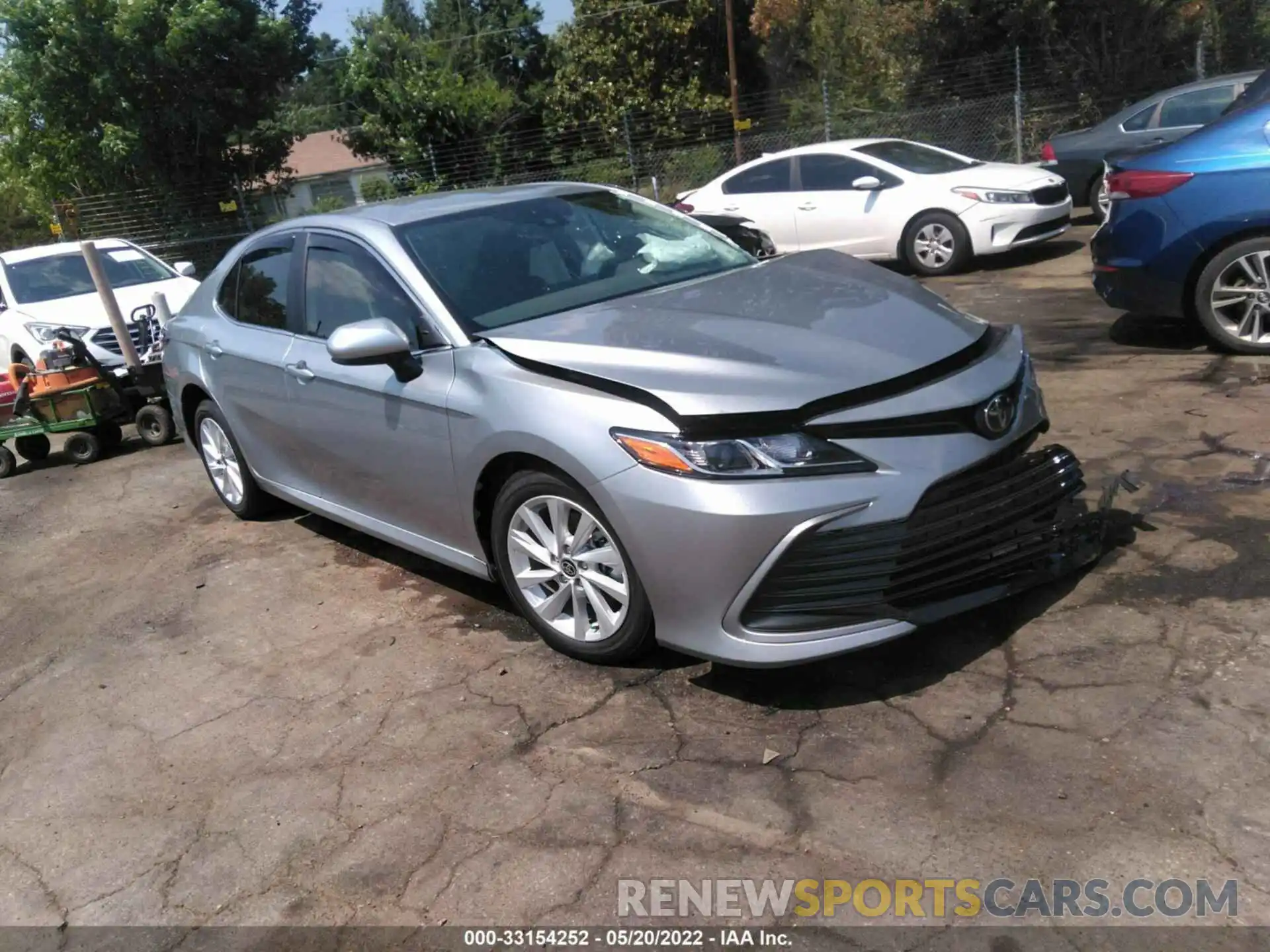 1 Photograph of a damaged car 4T1C11AK5NU662863 TOYOTA CAMRY 2022