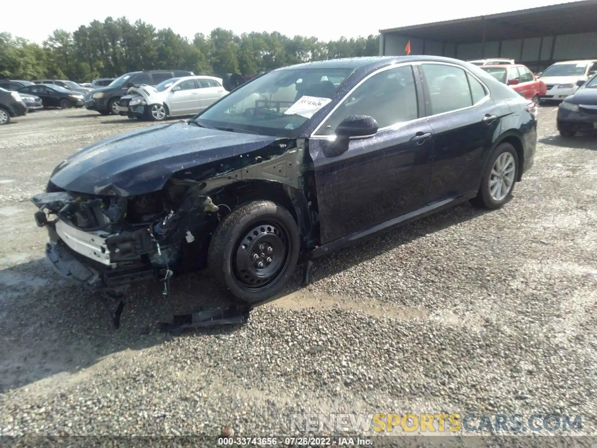 2 Photograph of a damaged car 4T1C11AK5NU668274 TOYOTA CAMRY 2022