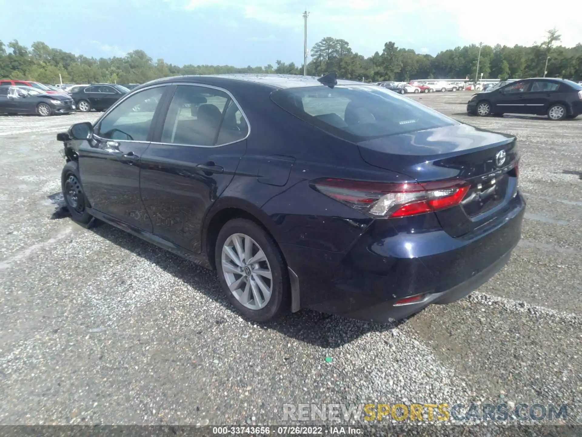 3 Photograph of a damaged car 4T1C11AK5NU668274 TOYOTA CAMRY 2022