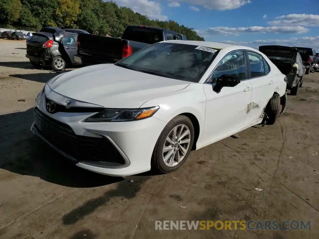 2 Photograph of a damaged car 4T1C11AK5NU674172 TOYOTA CAMRY 2022