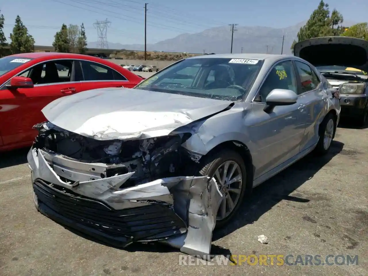 2 Photograph of a damaged car 4T1C11AK6NU006669 TOYOTA CAMRY 2022