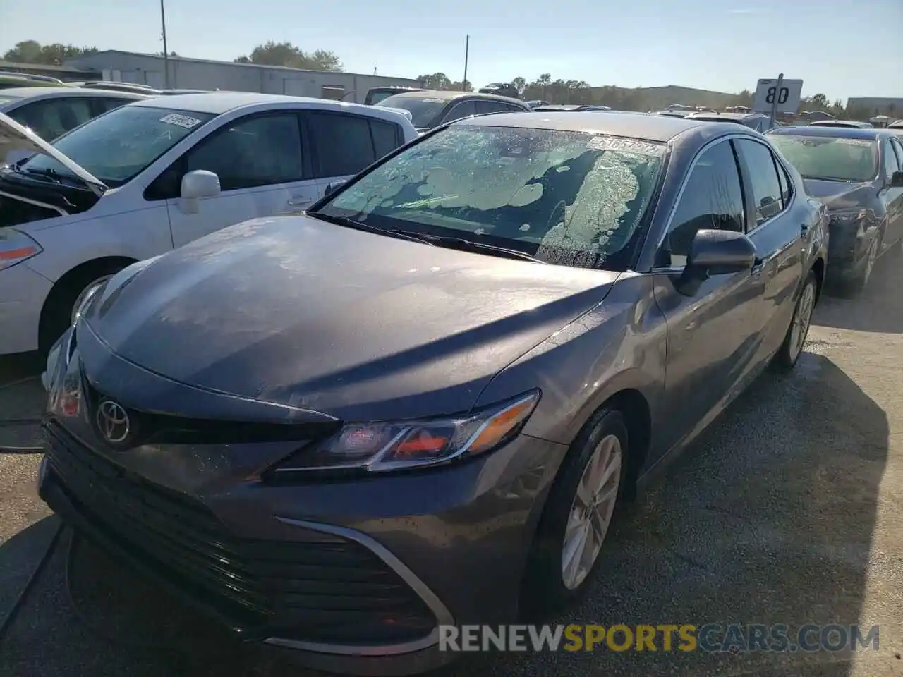 2 Photograph of a damaged car 4T1C11AK6NU031541 TOYOTA CAMRY 2022