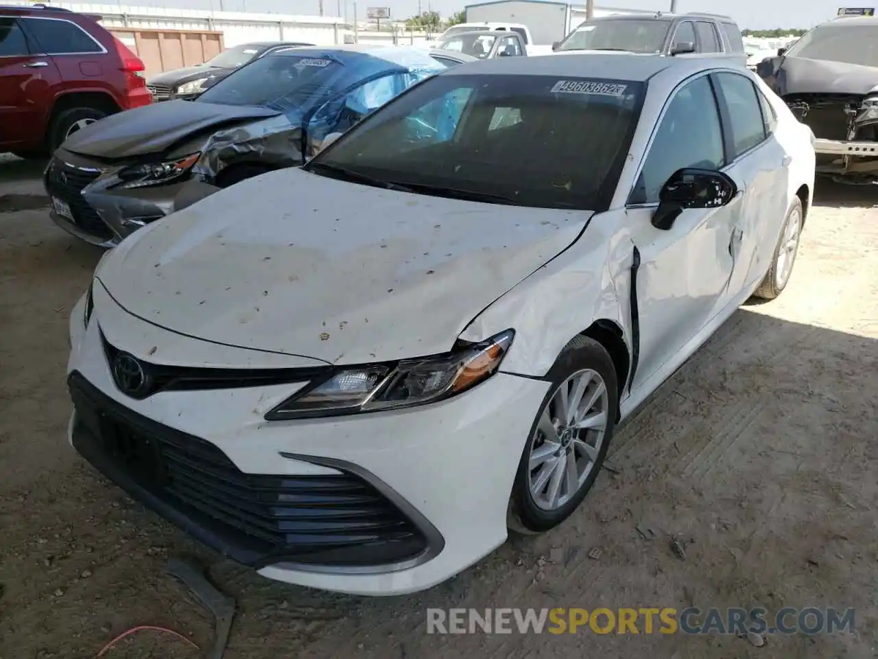 2 Photograph of a damaged car 4T1C11AK6NU676500 TOYOTA CAMRY 2022