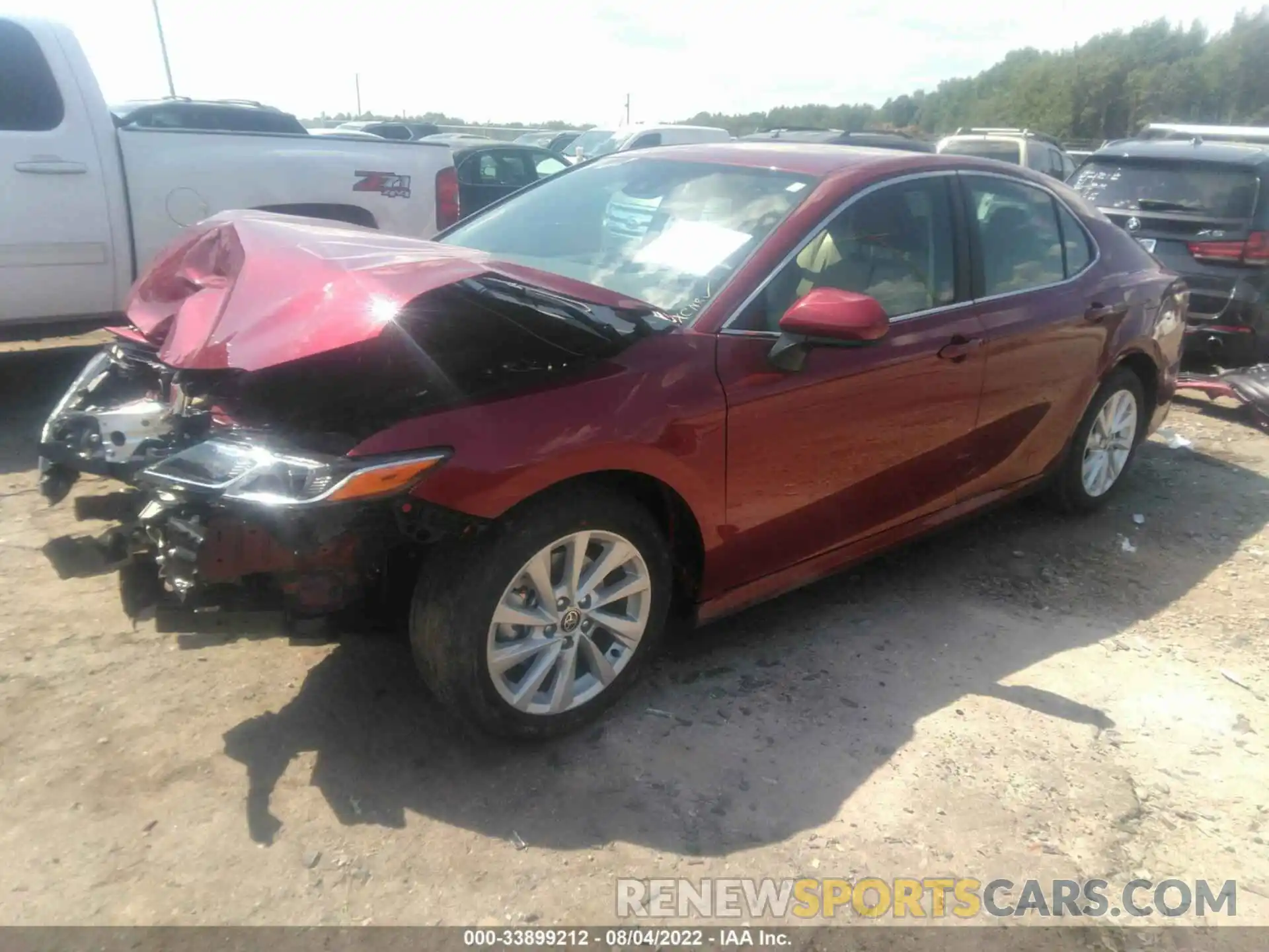 2 Photograph of a damaged car 4T1C11AK6NU697198 TOYOTA CAMRY 2022