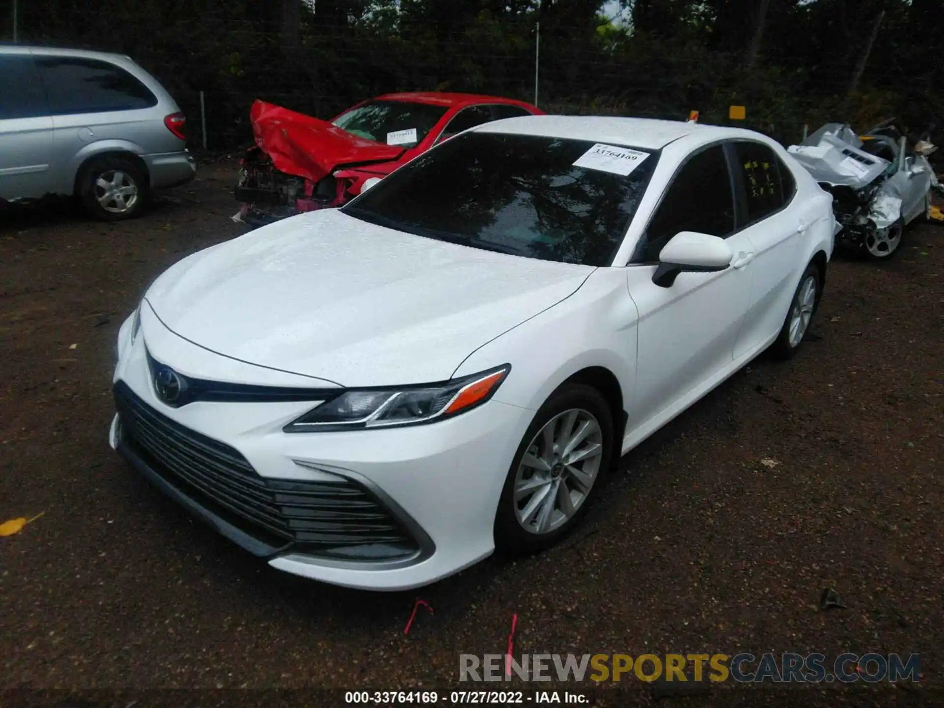 2 Photograph of a damaged car 4T1C11AK6NU703369 TOYOTA CAMRY 2022