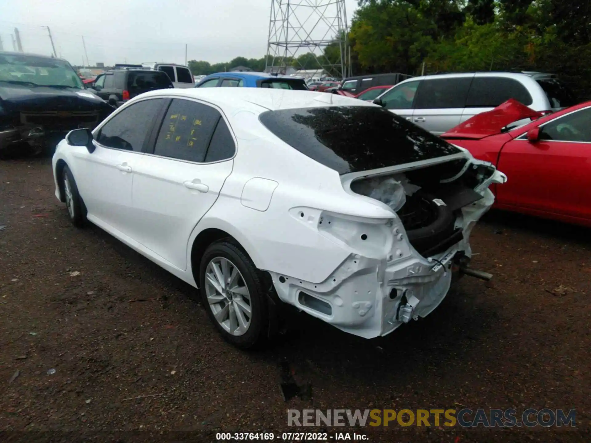 3 Photograph of a damaged car 4T1C11AK6NU703369 TOYOTA CAMRY 2022