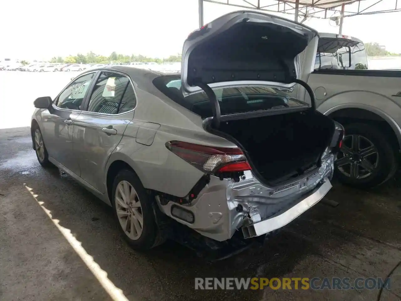 3 Photograph of a damaged car 4T1C11AK7NU003246 TOYOTA CAMRY 2022