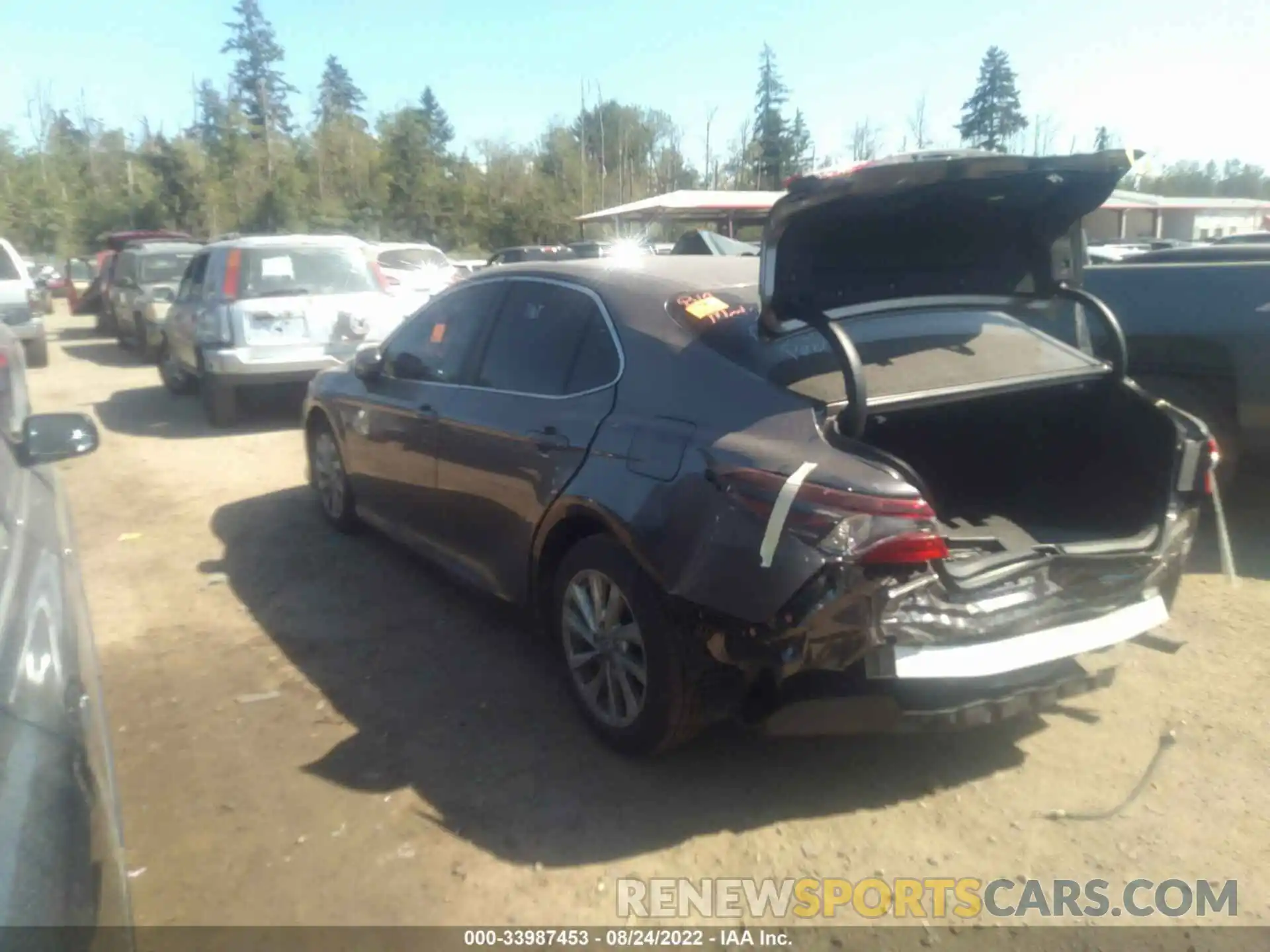 3 Photograph of a damaged car 4T1C11AK7NU019446 TOYOTA CAMRY 2022