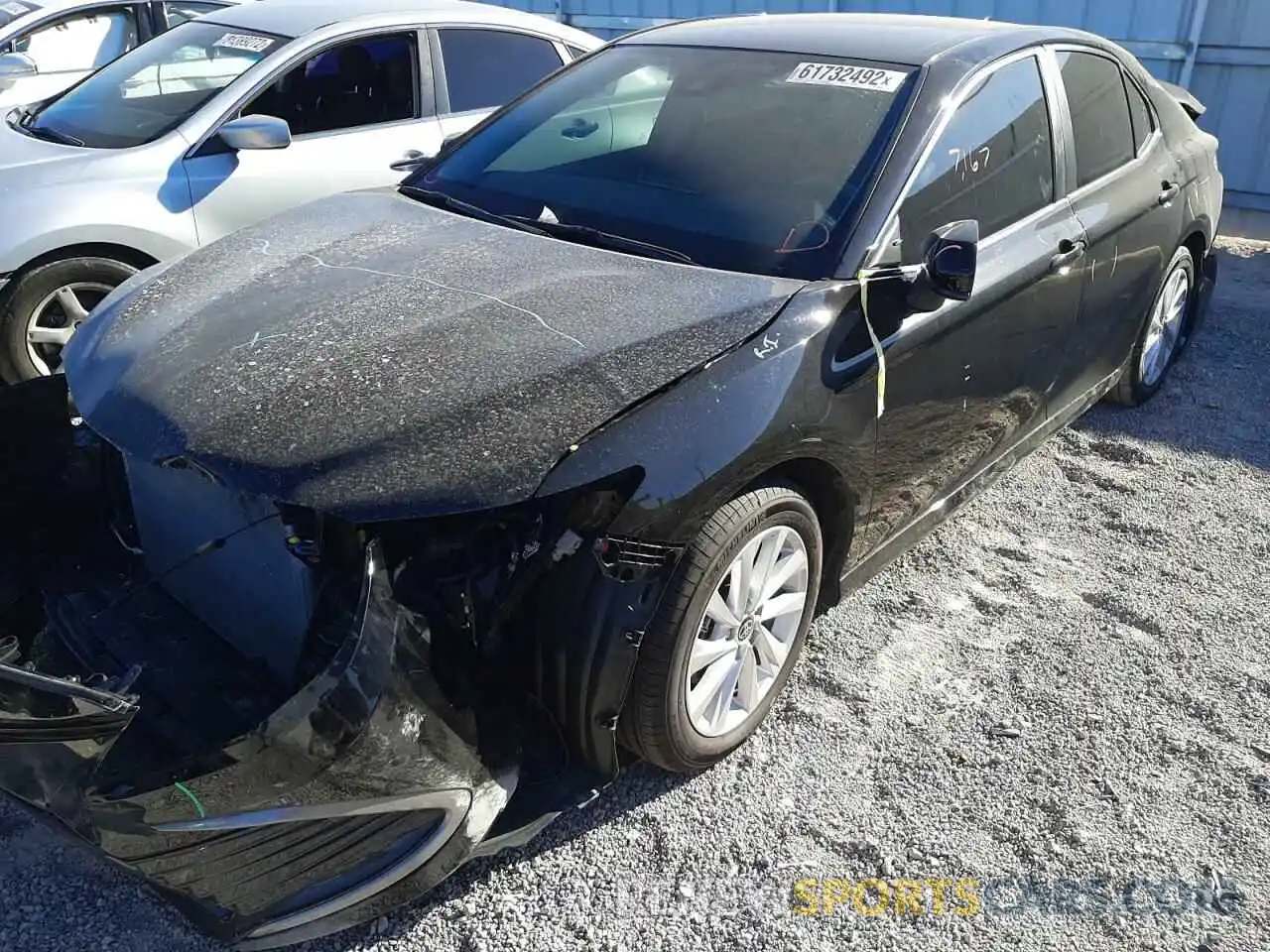 2 Photograph of a damaged car 4T1C11AK7NU052169 TOYOTA CAMRY 2022